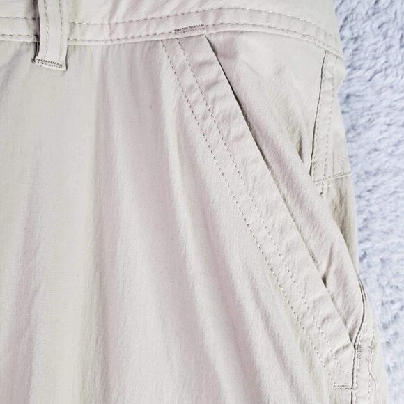 REI Co-op Pants Women’s Relaxed Convertible Size 16 Petite Khaki Stretch Cargo - Picture 4 of 16